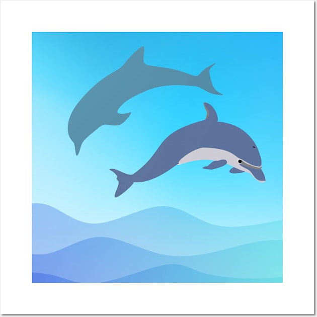 Dolphin Lover Wall Art by Kugy's blessing